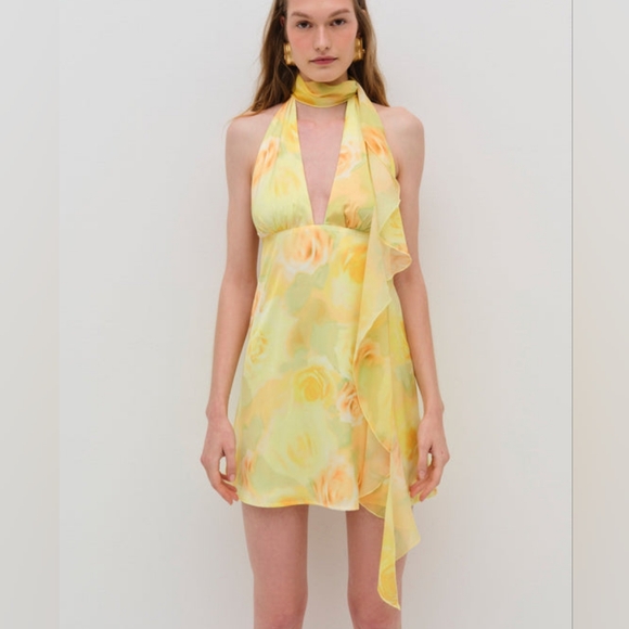 New For Love and Lemons 🍋 Carla Mini Dress Medium Retail $198 - Picture 1 of 8